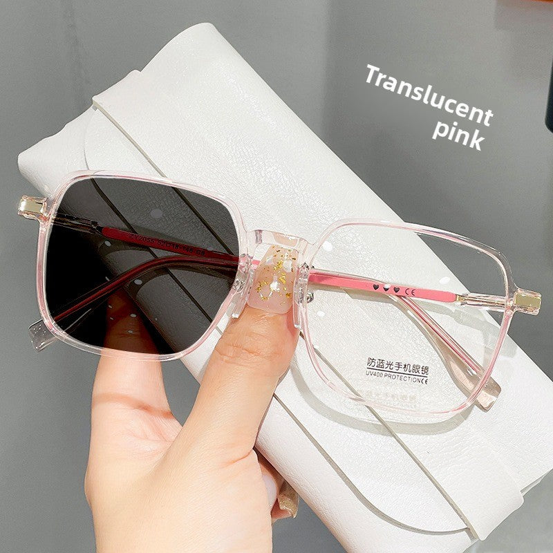 Photosensitive Color-Changing Anti-Blue Light Glasses